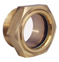 W16 Series Style LP Low Pressure Plug Brass Male NPT Sight Windows