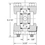 Series H13 Medium Pressure Reflex and Transparent Armored Gauges (H13B-T11-05NE-AAA-BLL) - 2